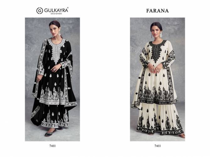 Farana By Gulkayra Real Chinon Wedding Wear Readymade Suits Wholesale Market In Surat